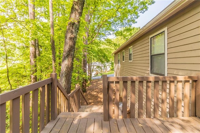 view of deck
