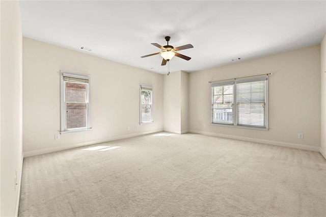 4782 Lakeway, Alpharetta, GA 30005 - carpeted spare room with a ceiling fan, visible vents, and baseboards