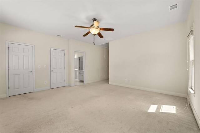 4782 Lakeway, Alpharetta, GA 30005 - unfurnished bedroom featuring visible vents, ensuite bathroom, carpet flooring, and baseboards