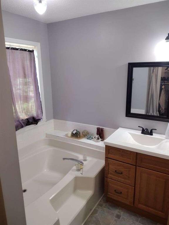 full bath featuring a bath and vanity