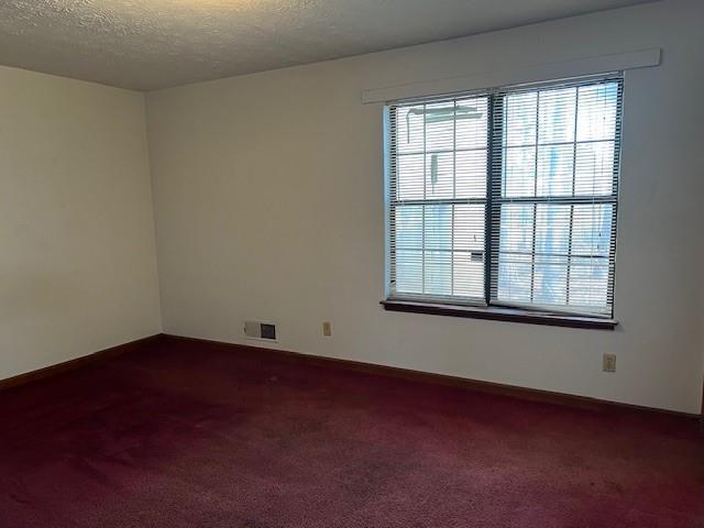 506 Carlton Dr, Palmetto, GA 30268 - unfurnished room featuring visible vents, plenty of natural light, and dark colored carpet