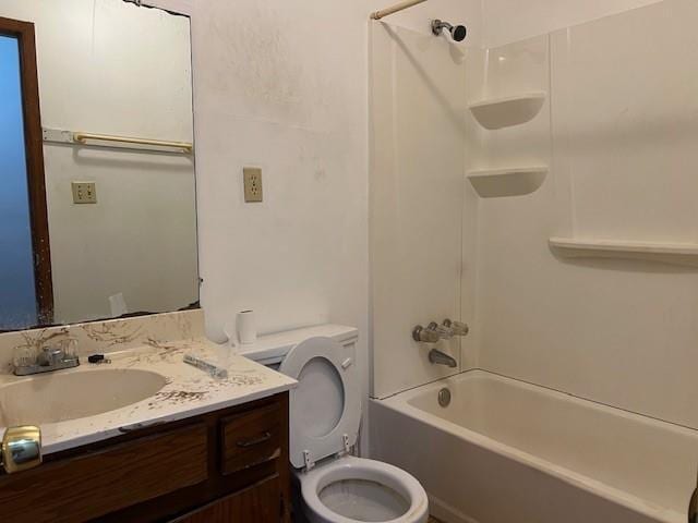 506 Carlton Dr, Palmetto, GA 30268 - full bath featuring vanity, shower / bathing tub combination, and toilet