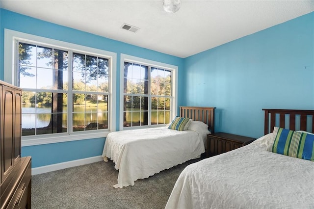 bedroom with carpet flooring