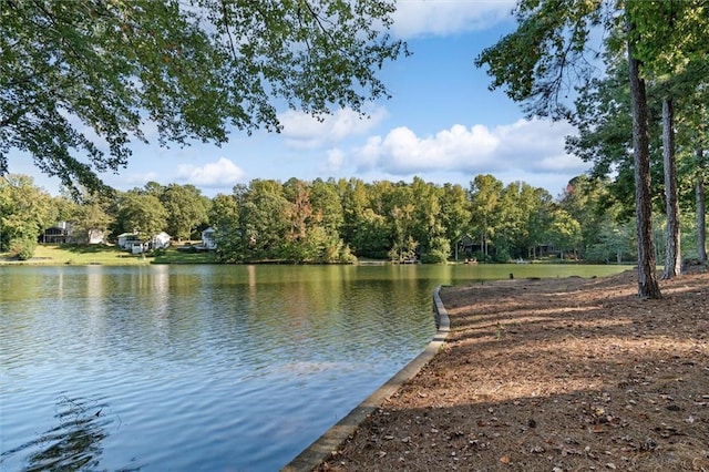 property view of water