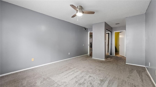 47 Arbor End, Smyrna, GA 30080 - unfurnished bedroom with carpet, a textured ceiling, and ceiling fan