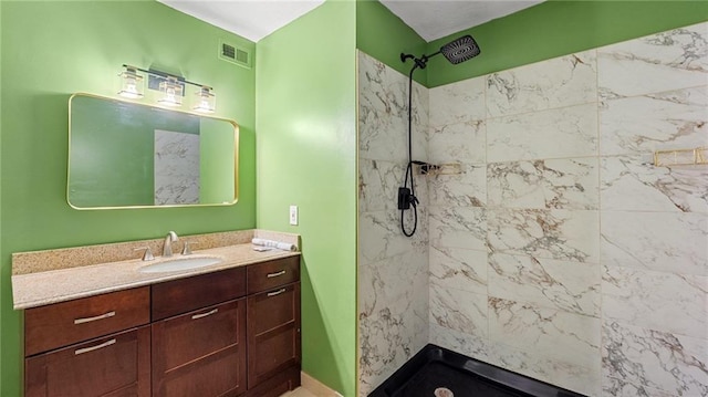 47 Arbor End, Smyrna, GA 30080 - full bathroom featuring a tile shower and vanity