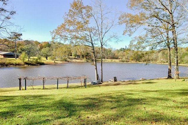 view of water feature