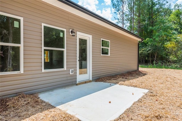 exterior space featuring a patio