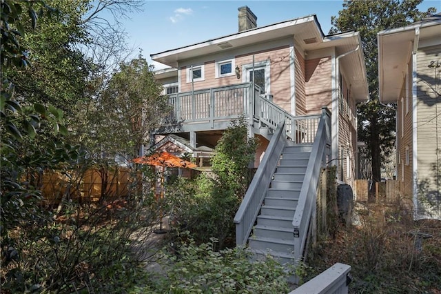 view of rear view of house