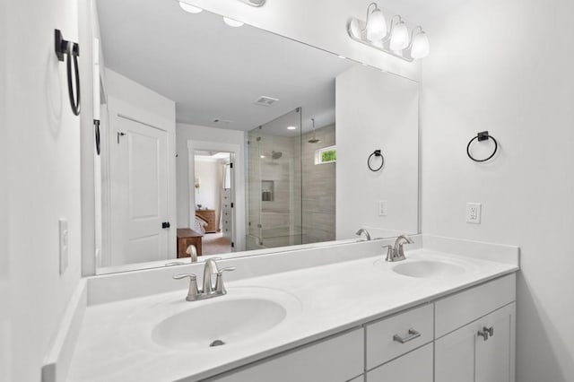 178 Crestbrook Way, Dallas, GA 30157 - ensuite bathroom with a shower stall and double vanity
