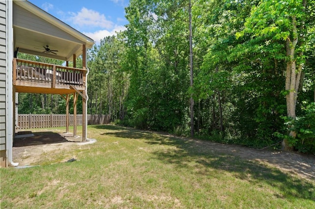 178 Crestbrook Way, Dallas, GA 30157 - view of yard featuring ceiling fan and a balcony
