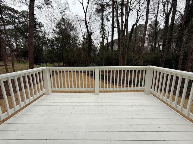 view of deck