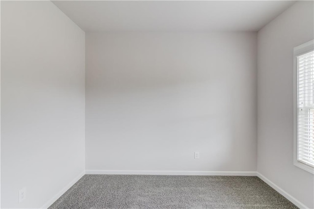 spare room featuring carpet flooring