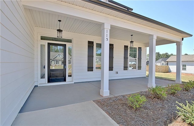 view of entrance to property