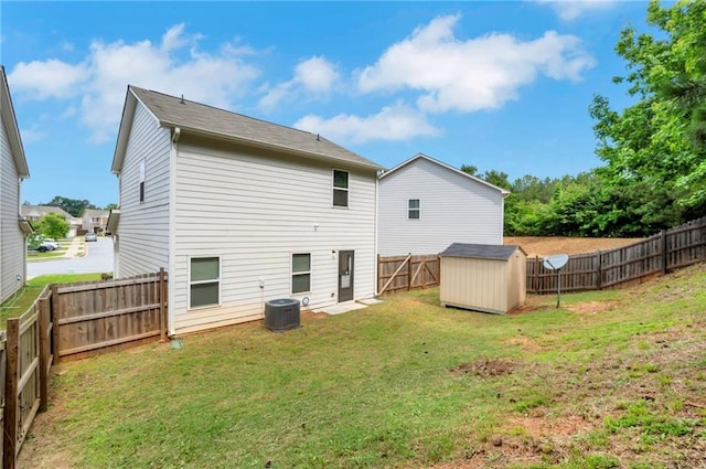 10814 Wheeler Trce, Hampton, GA 30228 - rear view of house with central AC unit