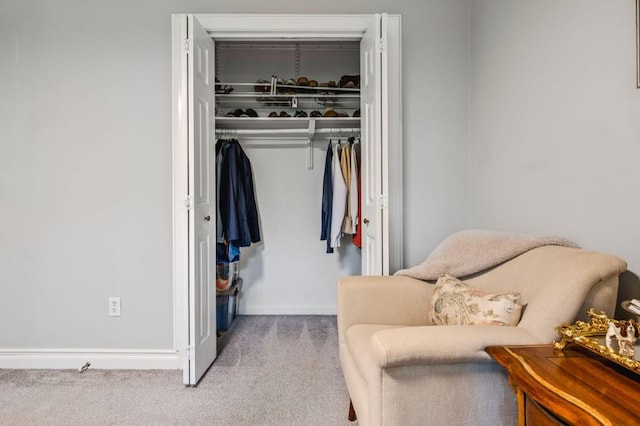 view of closet