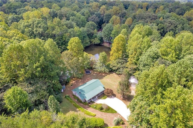 168 Silver Fox Dr, Dawsonville, GA 30534 - aerial overview of property's location featuring a heavily wooded area