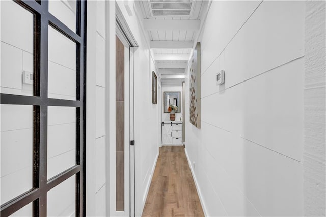 168 Silver Fox Dr, Dawsonville, GA 30534 - corridor featuring light wood-style flooring