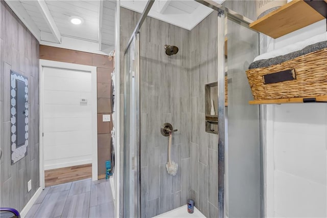 168 Silver Fox Dr, Dawsonville, GA 30534 - full bath featuring a stall shower