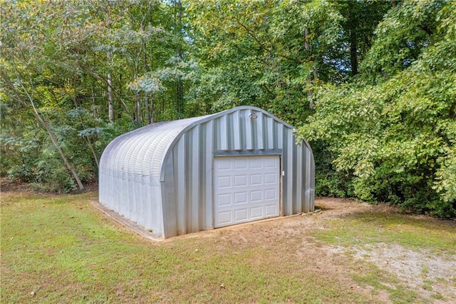 168 Silver Fox Dr, Dawsonville, GA 30534 - view of detached garage