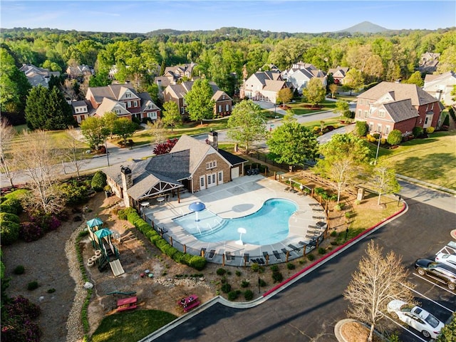 895 Ovalene Ln SW, Marietta, GA 30064 - birds eye view of property with a residential view