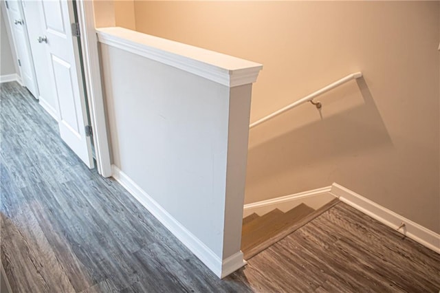 interior space featuring hardwood / wood-style floors