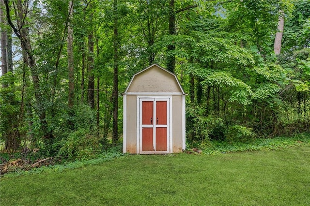 4200 Sterling Pointe Dr, Douglasville, GA 30135 - view of shed featuring a view of trees