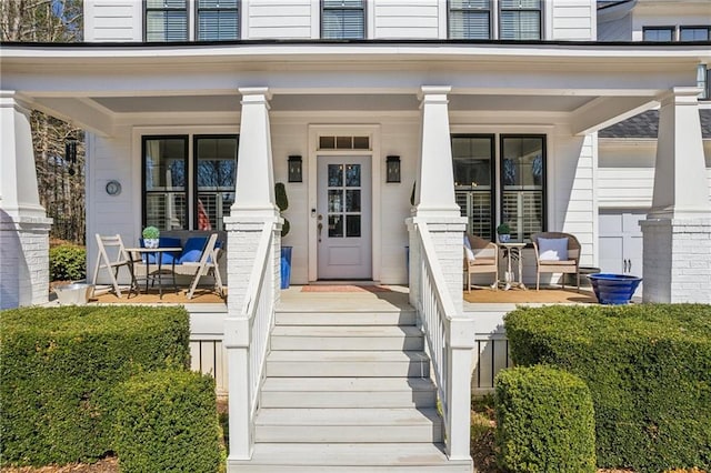 5807 Peacock Ln, Hoschton, GA 30548 - entrance to property with a porch