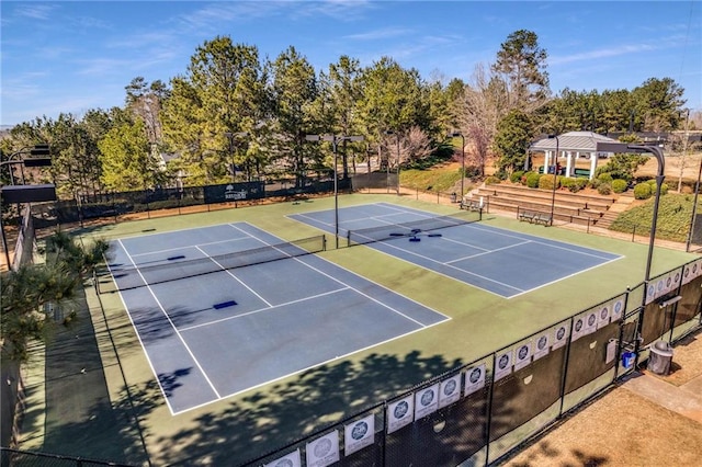 5807 Peacock Ln, Hoschton, GA 30548 - view of sport court featuring fence