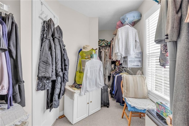 1530 Brisbane Dr, Dacula, GA 30019 - walk in closet featuring light carpet