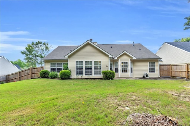 1530 Brisbane Dr, Dacula, GA 30019 - back of property with a fenced backyard