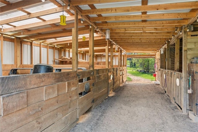 view of stable