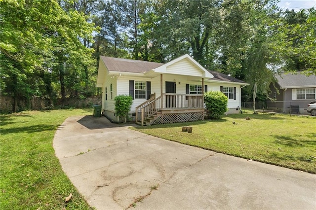 354 Henry Aaron Ave SW, Atlanta, GA 30310 - view of front of house with concrete driveway and a porch