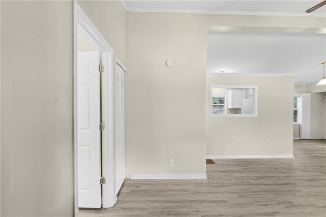 354 Henry Aaron Ave SW, Atlanta, GA 30310 - spare room featuring wood finished floors, baseboards, and crown molding