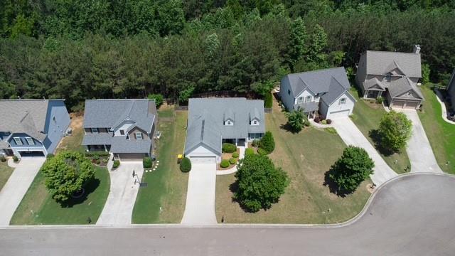 1575 Parkside Village Dr, Cumming, GA 30040 - aerial view of residential area with a forest