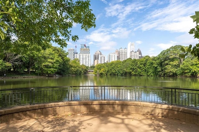 water view featuring a view of city