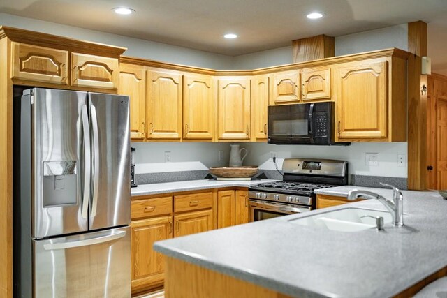 kitchen featuring sink and stainless steel appliances