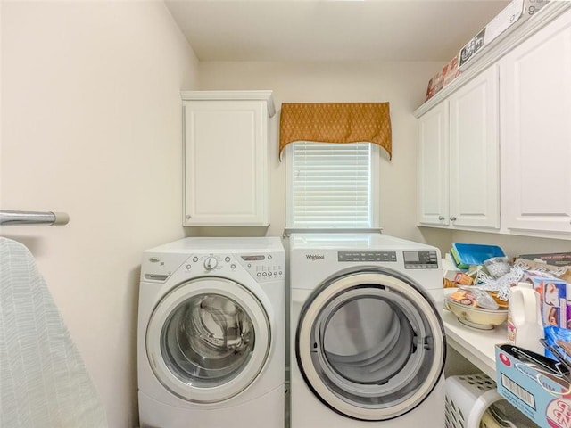 6416 Hickory Springs Cir, Hoschton, GA 30548 - laundry room with separate washer and dryer and cabinet space