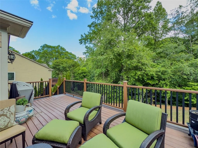 6416 Hickory Springs Cir, Hoschton, GA 30548 - view of wooden deck
