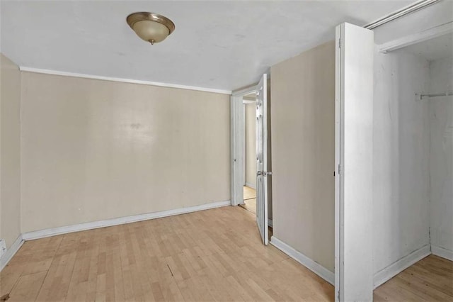 interior space with light wood-type flooring