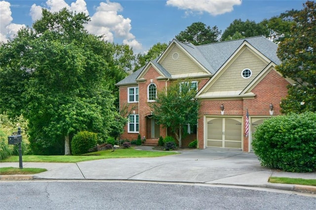 3423 Mulberry Lane Ct, Dacula, GA 30019 - view of front of home with concrete driveway and brick siding