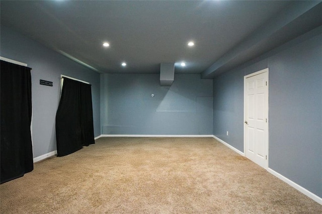 3423 Mulberry Lane Ct, Dacula, GA 30019 - finished basement with carpet flooring and recessed lighting
