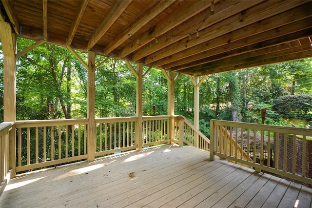 3423 Mulberry Lane Ct, Dacula, GA 30019 - view of wooden deck
