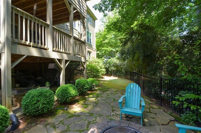 3423 Mulberry Lane Ct, Dacula, GA 30019 - view of patio / terrace featuring a wooden deck