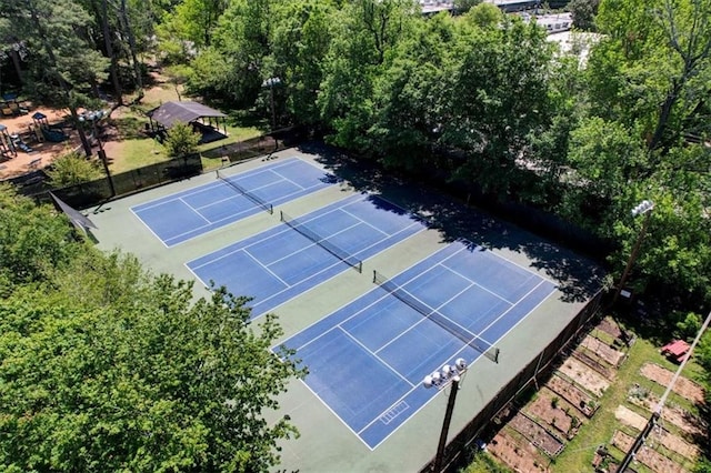 view of sport court