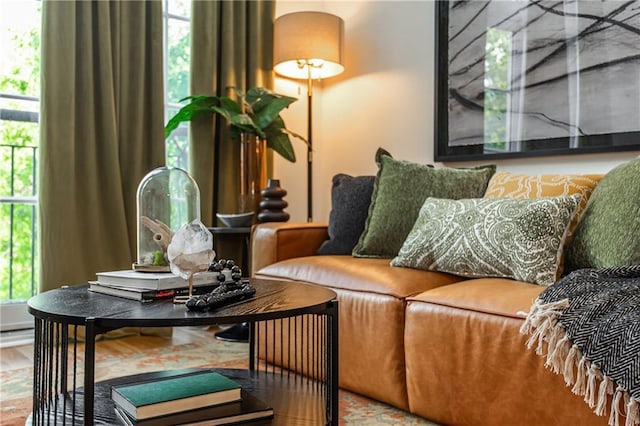 view of living area