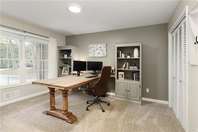 3719 Northbrook Ct, Atlanta, GA 30340 - carpeted home office with baseboards