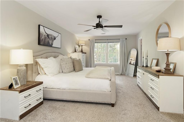 3719 Northbrook Ct, Atlanta, GA 30340 - bedroom featuring light carpet and ceiling fan
