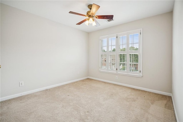 130 White Sands Ct, Suwanee, GA 30024 - carpeted empty room featuring baseboards and ceiling fan