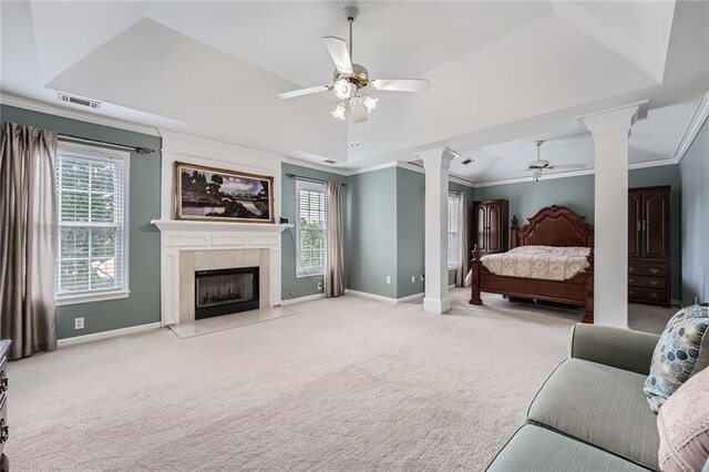 dining area featuring arched walkways, a ceiling fan, wood finished floors, ornamental molding, and a chandelier